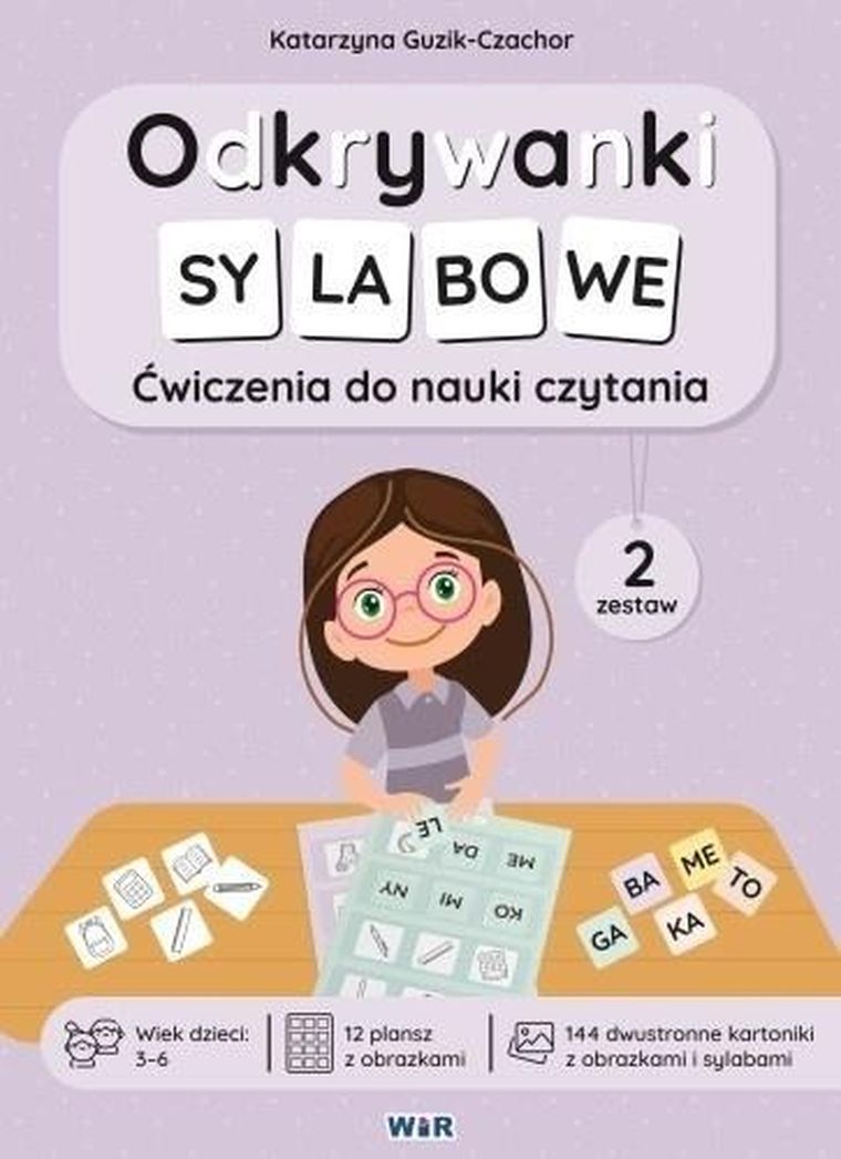 Odkrywanki sylabowe. Ćwiczenia do nauki czytania. Część 2