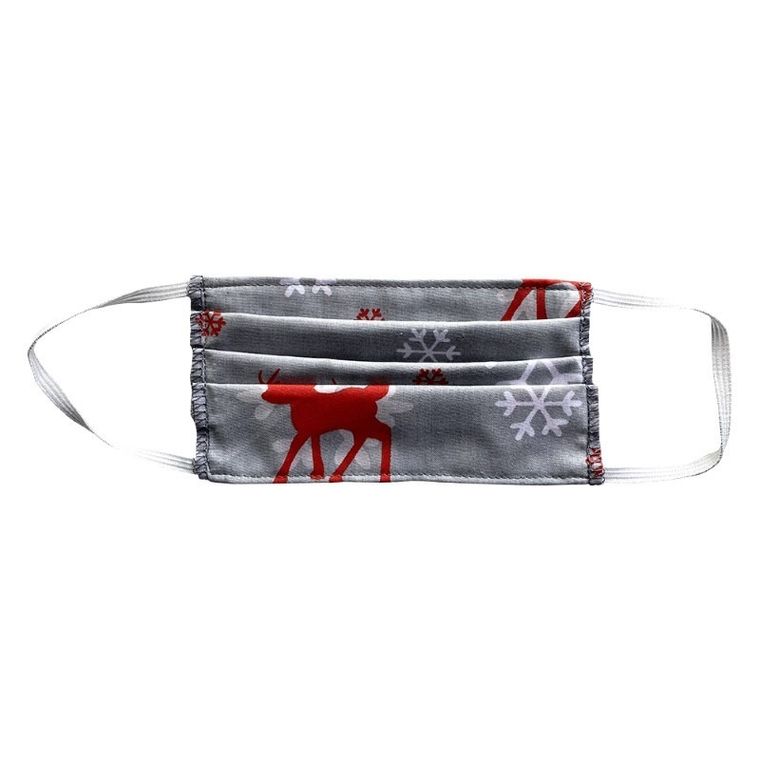 OEM, wielorazowa maseczka ochronna dla dzieci, rozmiar M, wzór świąteczny
