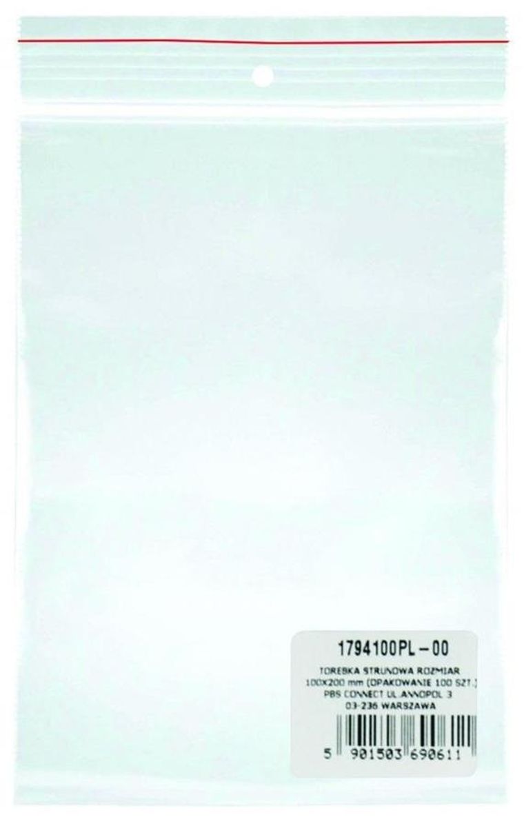 Office Products, woreczki strunowe, LDPE, transparentne, 10-20 cm, 100 szt.