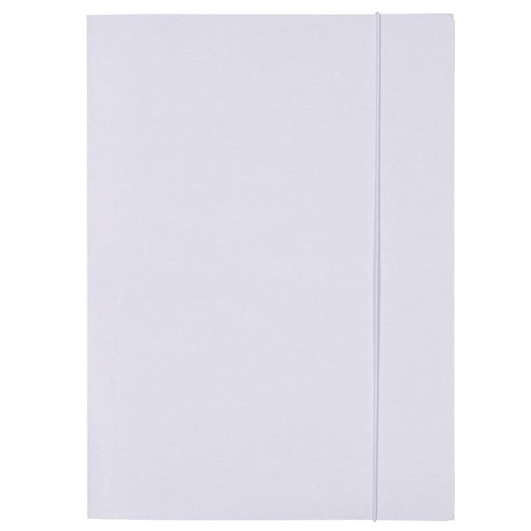 Office, teczka z gumką A4, biała, 1 szt.