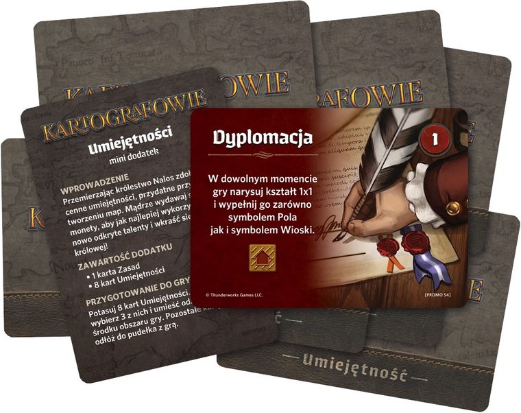 Ogry Games, Kartografowie: Umiejętności, dodatek do gry