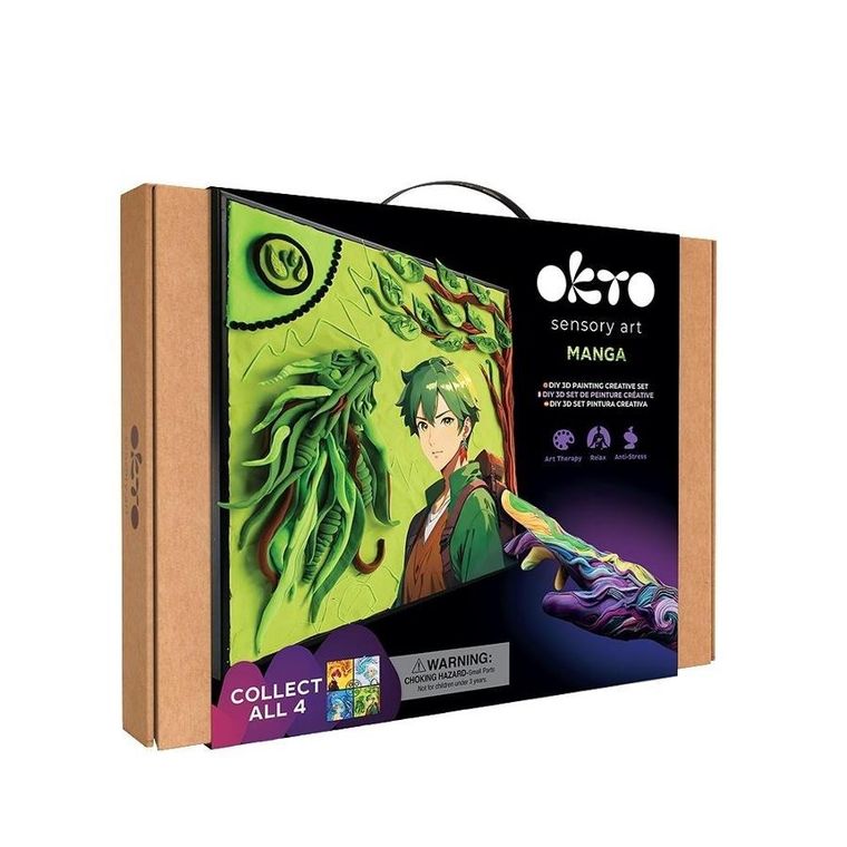 Okto, malowanie mangi 3D, Ziemia, 30-40 cm