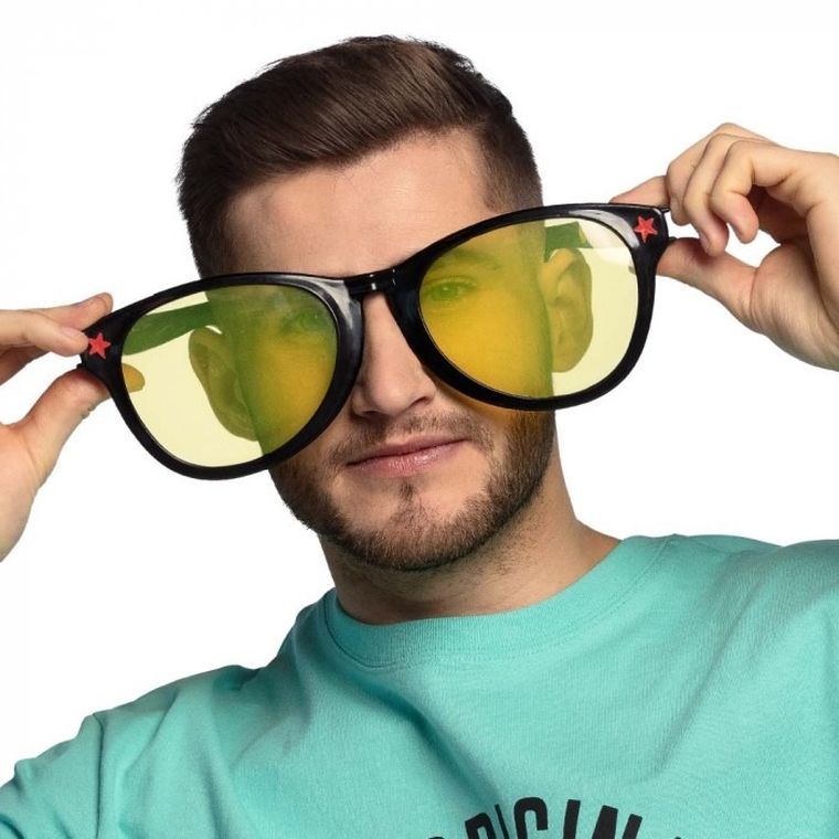 Okulary jumbo, czarne