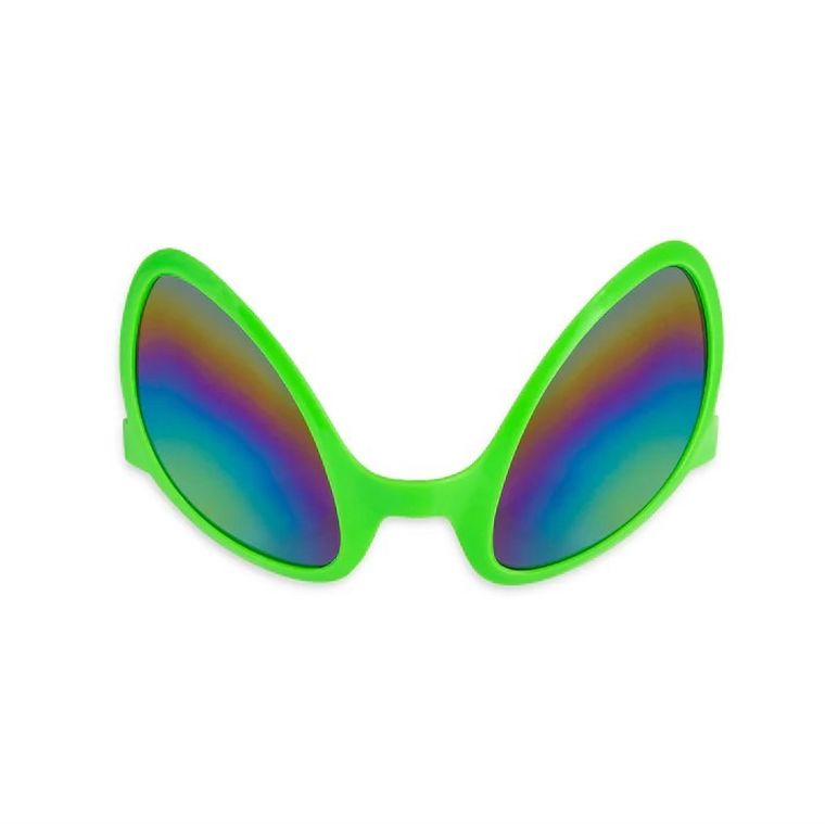 Okulary, UFO, zielone