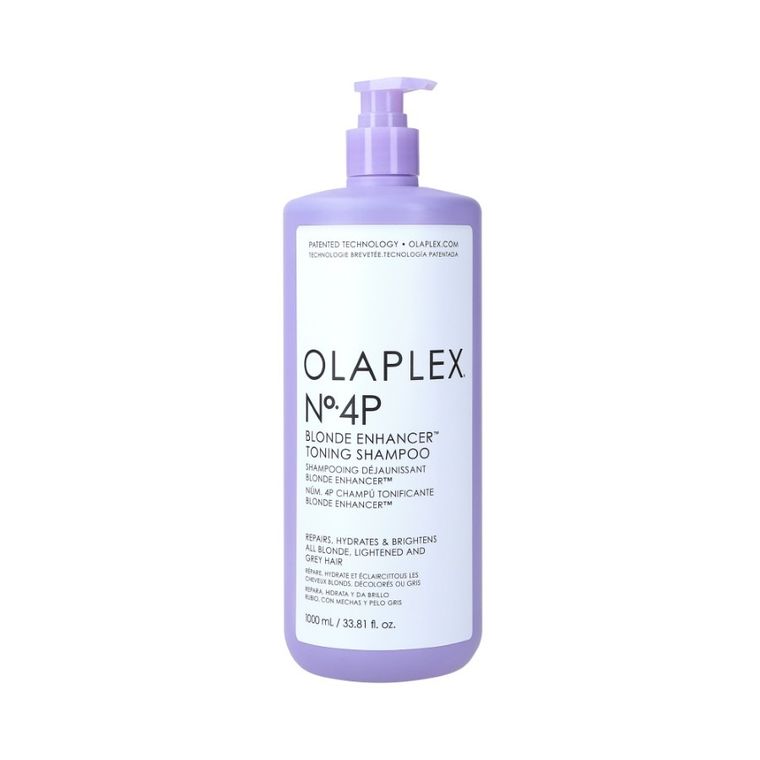 Olaplex, No.4P Blonde Enhancer, tonujący szampon do włosów blond, fioletowy, 1000 ml