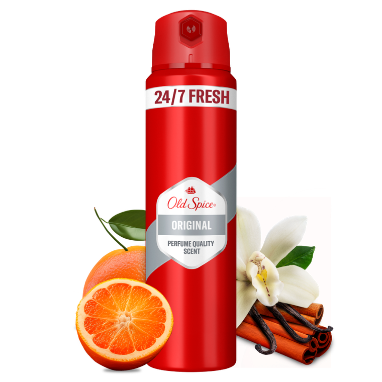 Old Spice, Original, dezodorant w sprayu dla mężczyzn, 125 ml