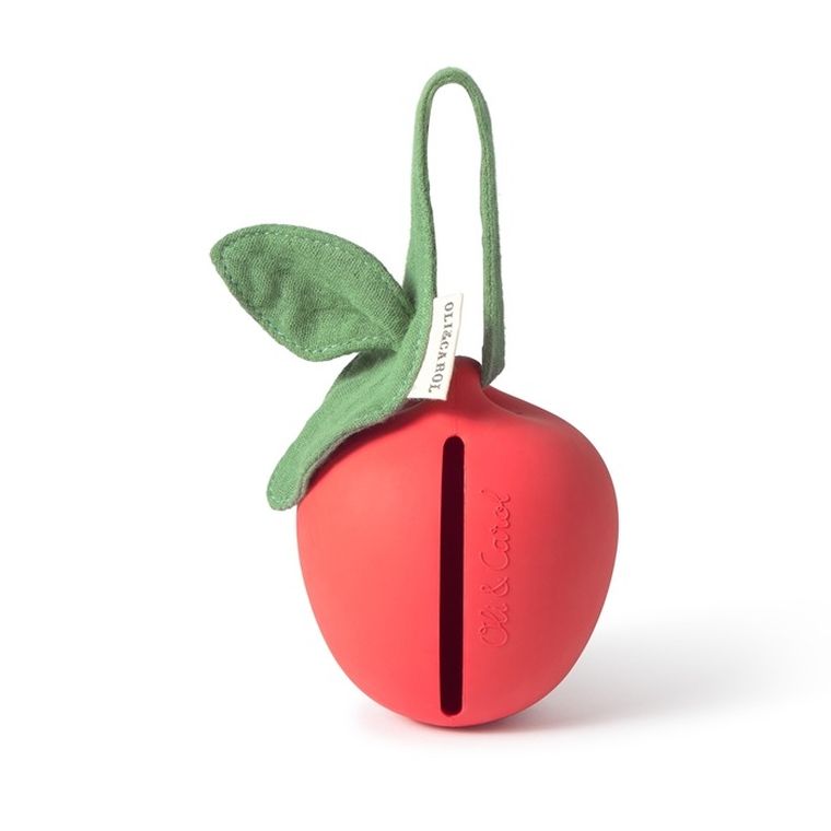 Oli & Carol, etui na smoczek, Jabłko Pepa