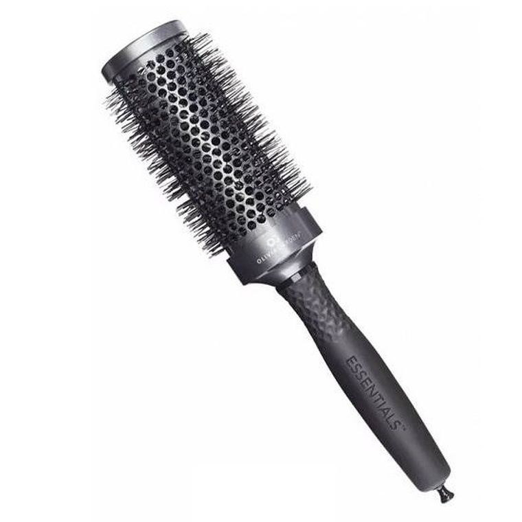 Olivia Garden, Essentials Blowout, antystatyczna szczotka do modelowania włosów, Classic Silver, 45mm