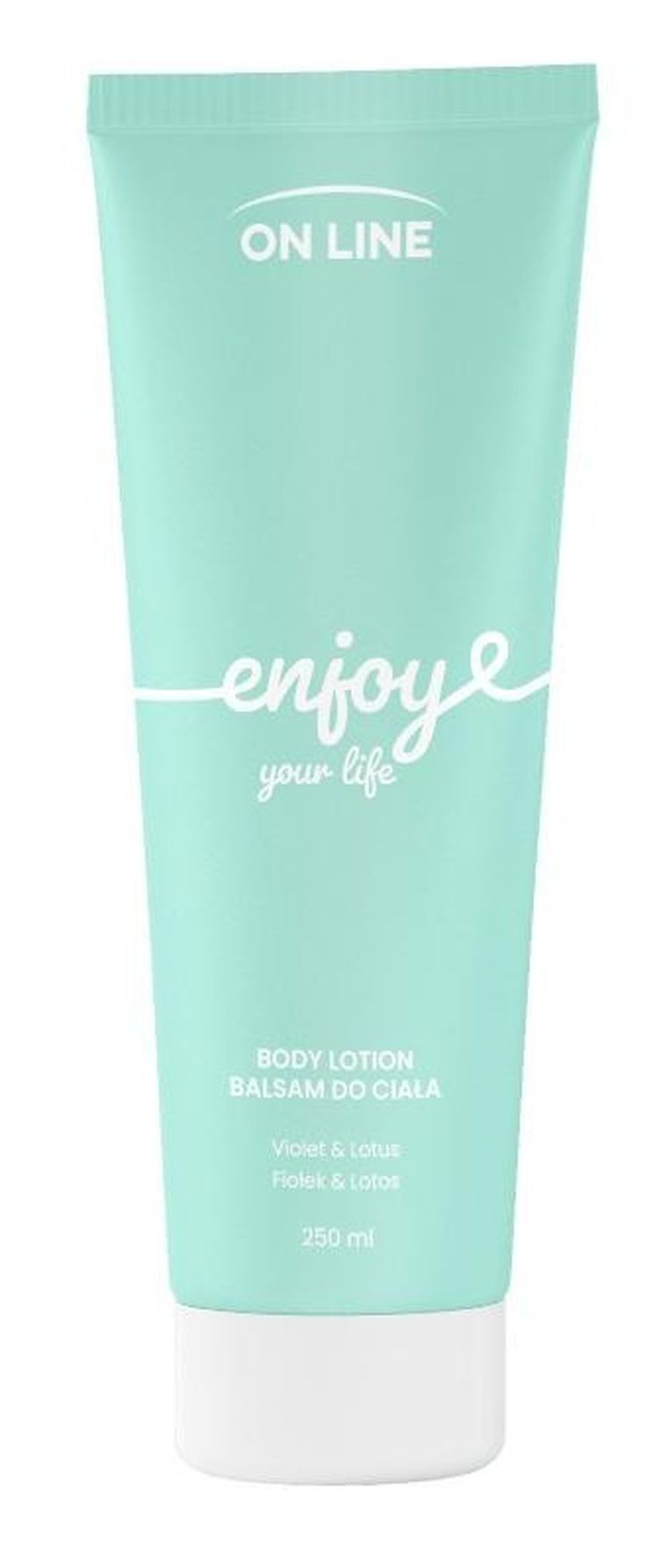 On line, Emocje, balsam do ciała, Enjoy, fiołek i lotos, 250 ml
