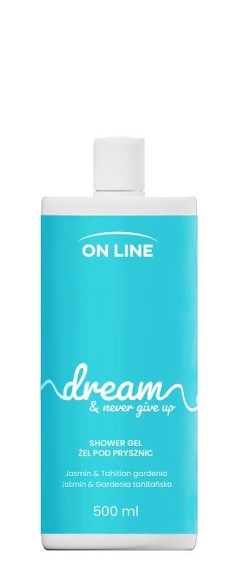 On line, Emocje, żel pod prysznic, Dream, jaśmin i gardenia, 500 ml