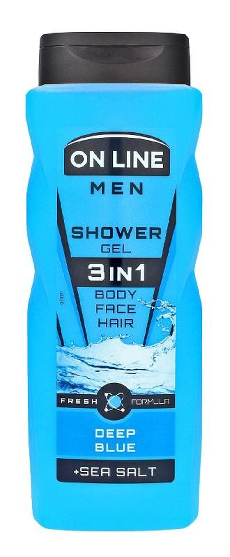 On Line, Men, żel pod prysznic, 3in1 deep blue dla mężczyzn, 410 ml
