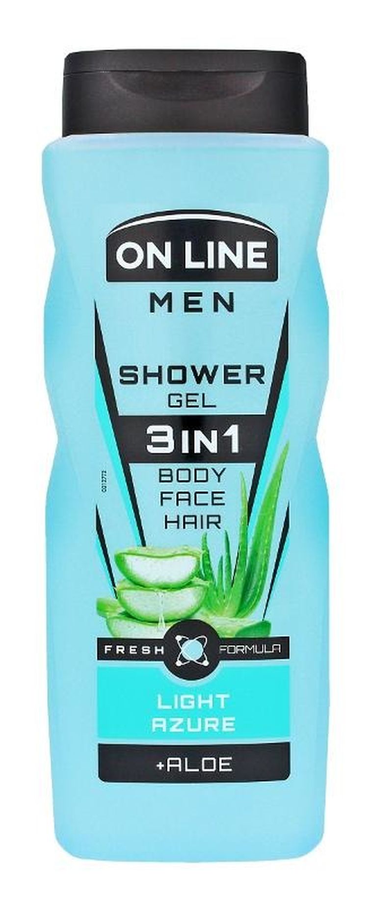 On Line, Men, żel pod prysznic, 3in1 light azure dla mężczyzn, 410 ml
