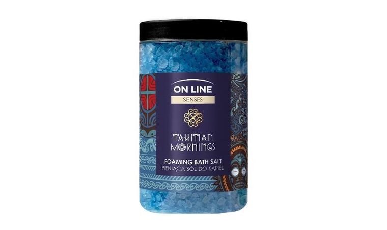 On line, Senses, sól do kąpieli, thaitian mornings, 480g