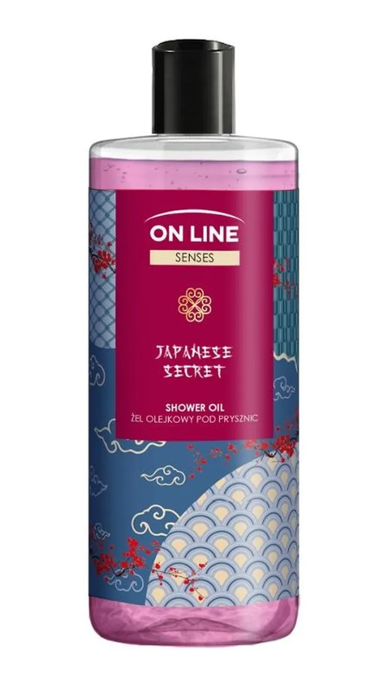 On line, Senses, żel pod prysznic, japanese secret, 500 ml
