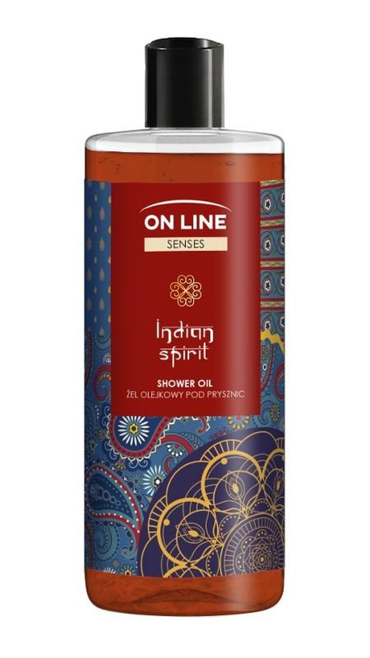 On line, Senses, żel pod prysznic, spirit, 500 ml