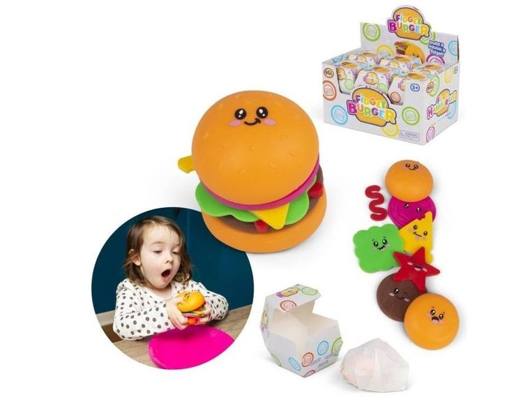 One For Fun, antystresowy burger, 8 elementów