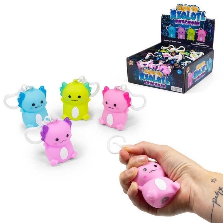 One For Fun, brelok, świecący, axolotl