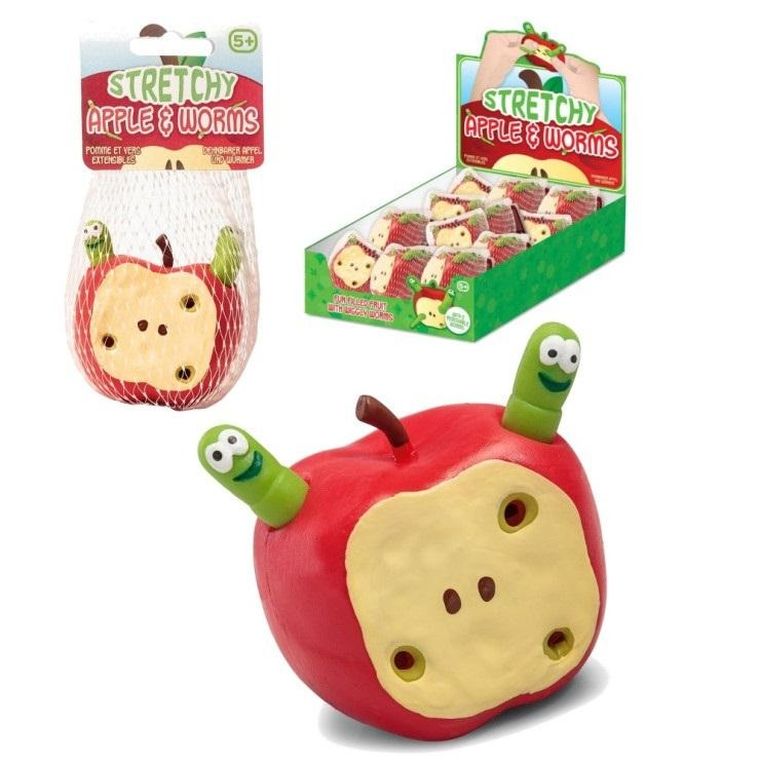 One For Fun, rozciągliwe robaczywe jabłko
