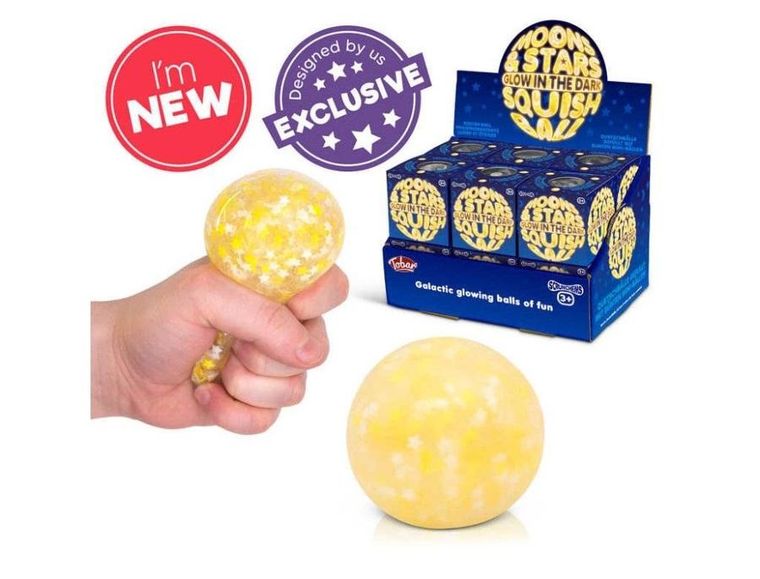 One For Fun, Scrunchems, piłeczka antystresowa, Księżyc i gwiazdy