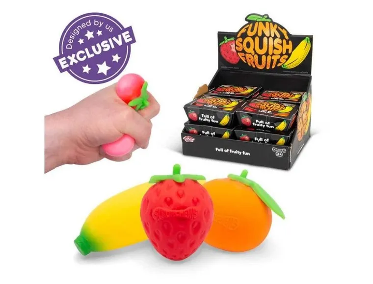 One For Fun, Scrunchems, sensoryczne owoce do ściskania, piłeczka