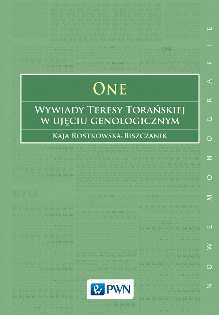 One. Wywiady Teresy Torańskiej w ujęciu genologicznym