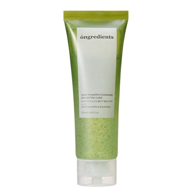 Ongredients, Deep Foaming Cleanser, oczyszczająca pianka do twarzy, 120 ml