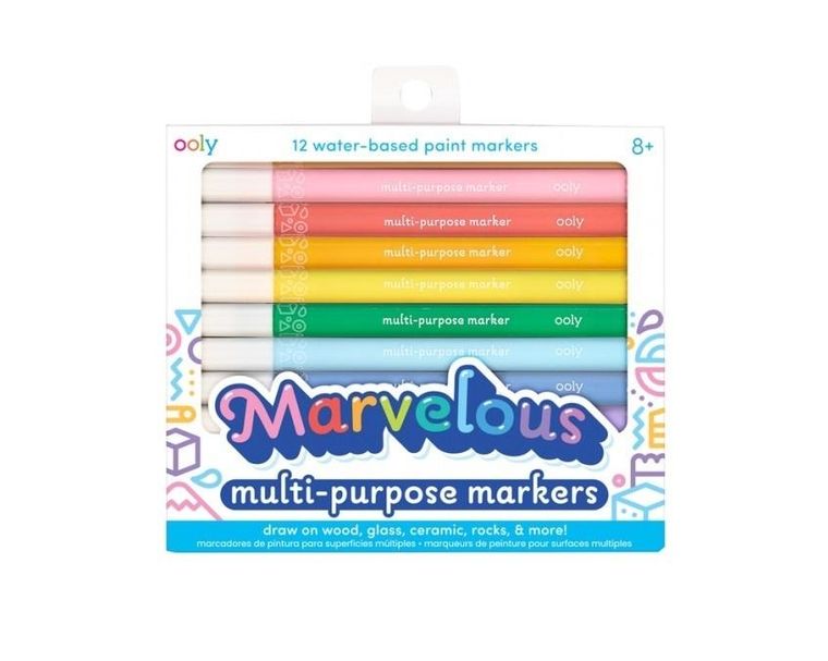 Ooly, flamastry olejowe do różnych powierzchni, Marvelous
