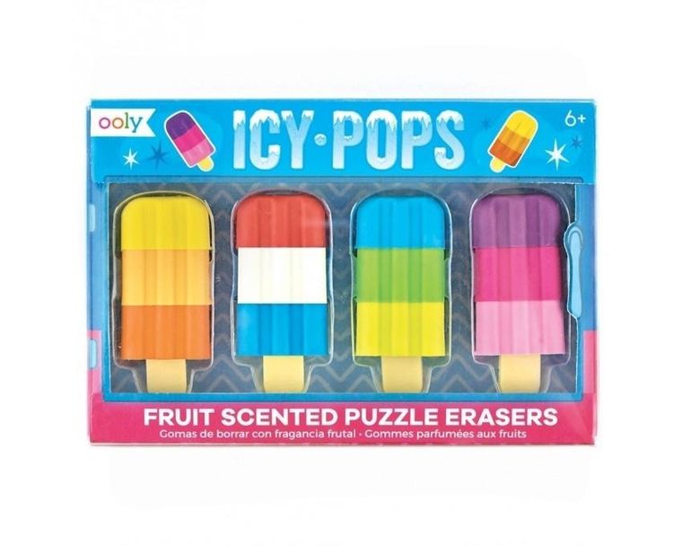 Ooly, Gumki do ścierania, lody na patyku
