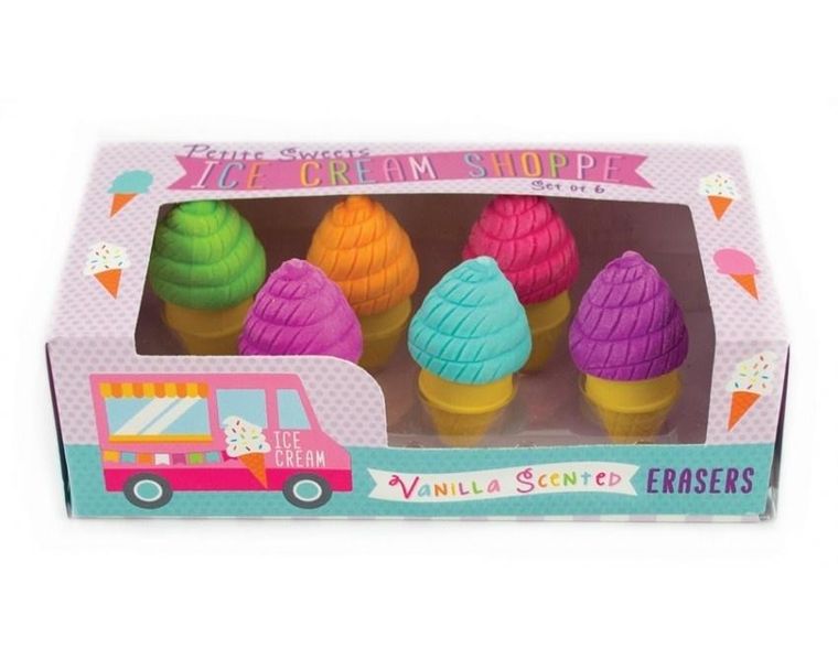 Ooly, Gumki do ścierania, słodkie lody