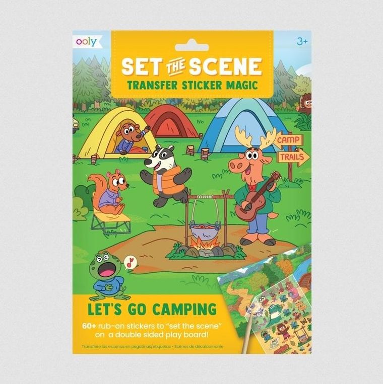 Ooly, Jedziemy na Kemping, obrazek z naklejek