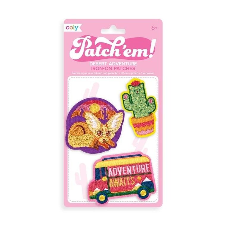 Ooly, Patch Em, naprasowanki, Pustynna Przygoda