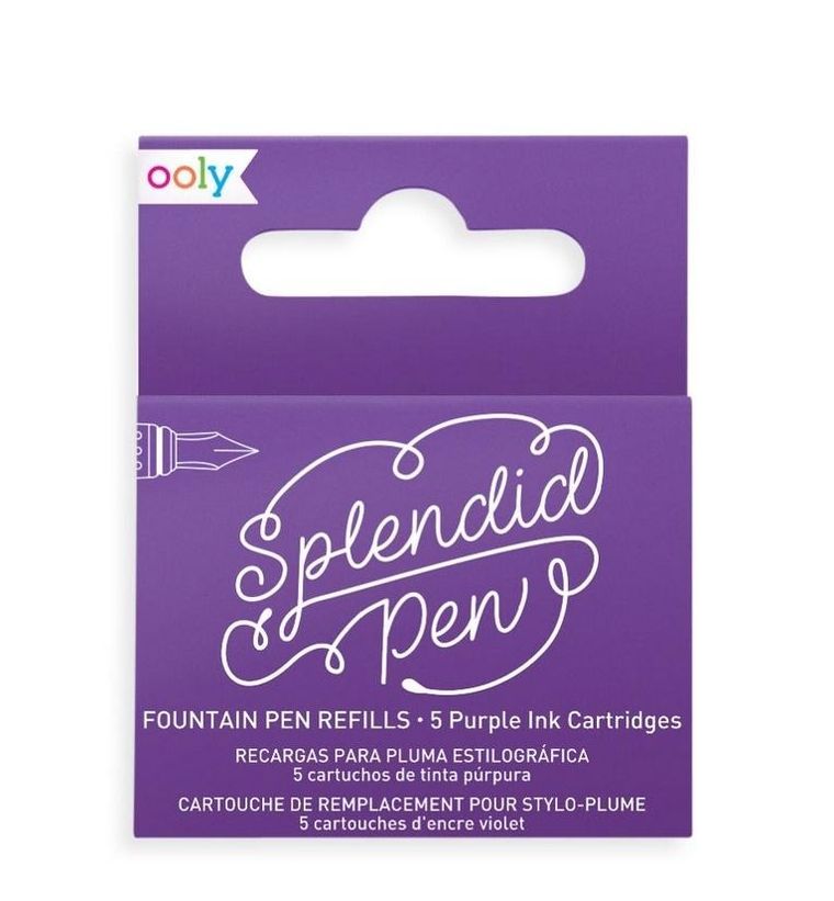 Ooly, Splendid, naboje uzupełniajace, fioletowe, 5 szt.