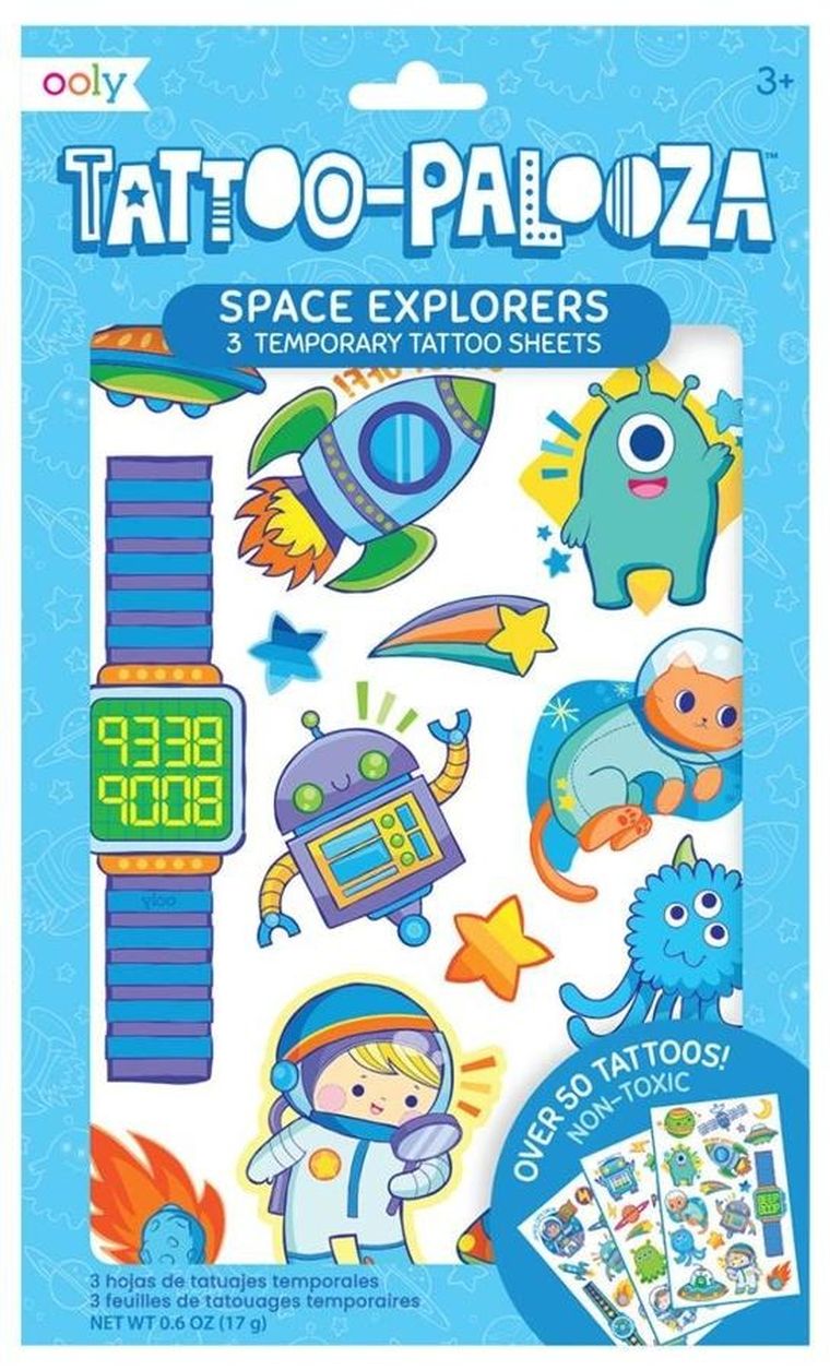 Ooly, Tattoo Palooza, tatuaże zmywalne, odkrywcy kosmosu