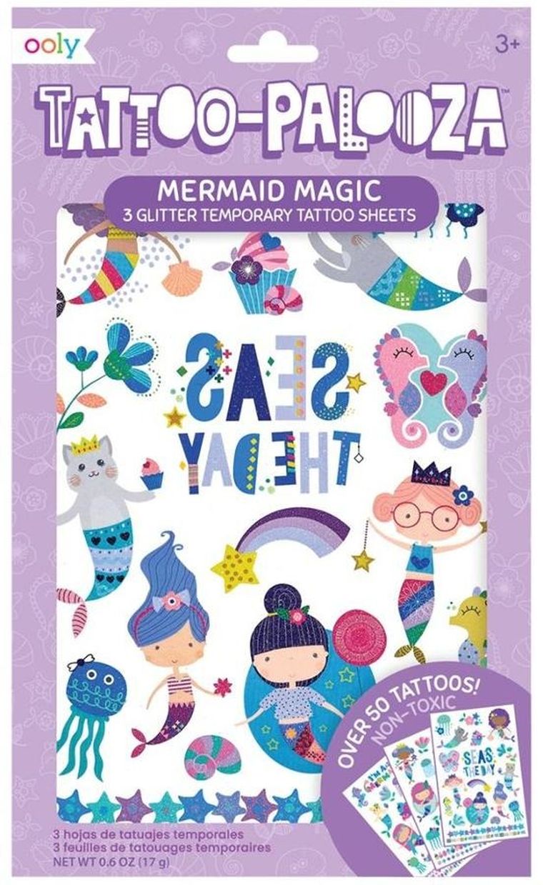 Ooly, Tattoo Palooza, tatuaże zmywalne, syrenki