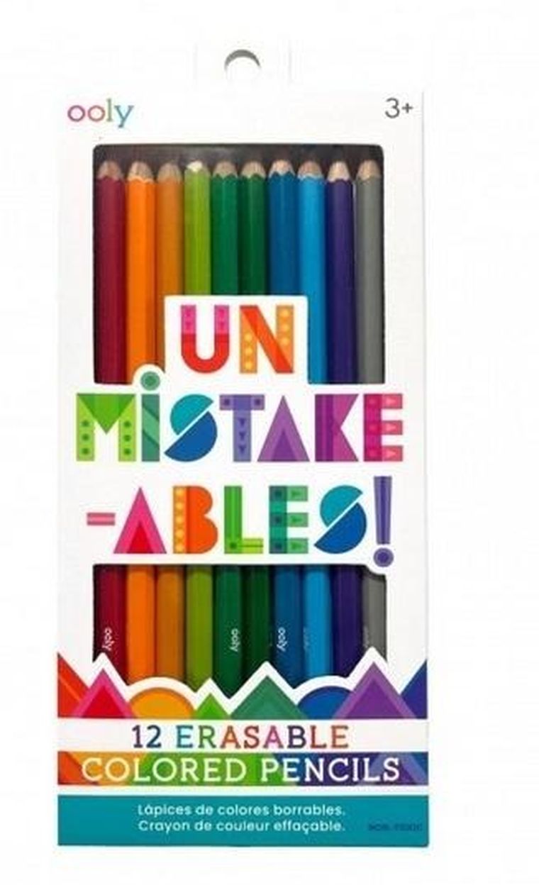 Ooly, Un-Mistake-Ables, ścieralne kredki ołówkowe