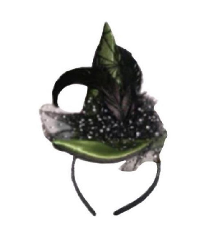 Opaska, czarownica, zielona