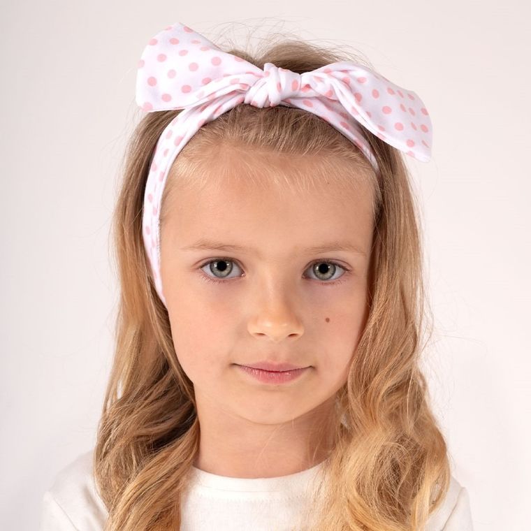 Opaska dziewczęca, biała, Nicol