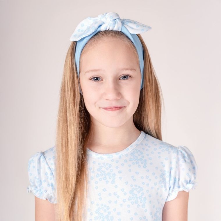 Opaska dziewczęca, biała, Nicol