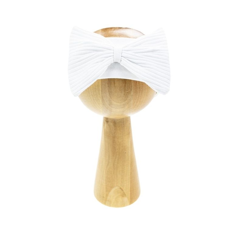 Opaska dziewczęca, biała, Nicol