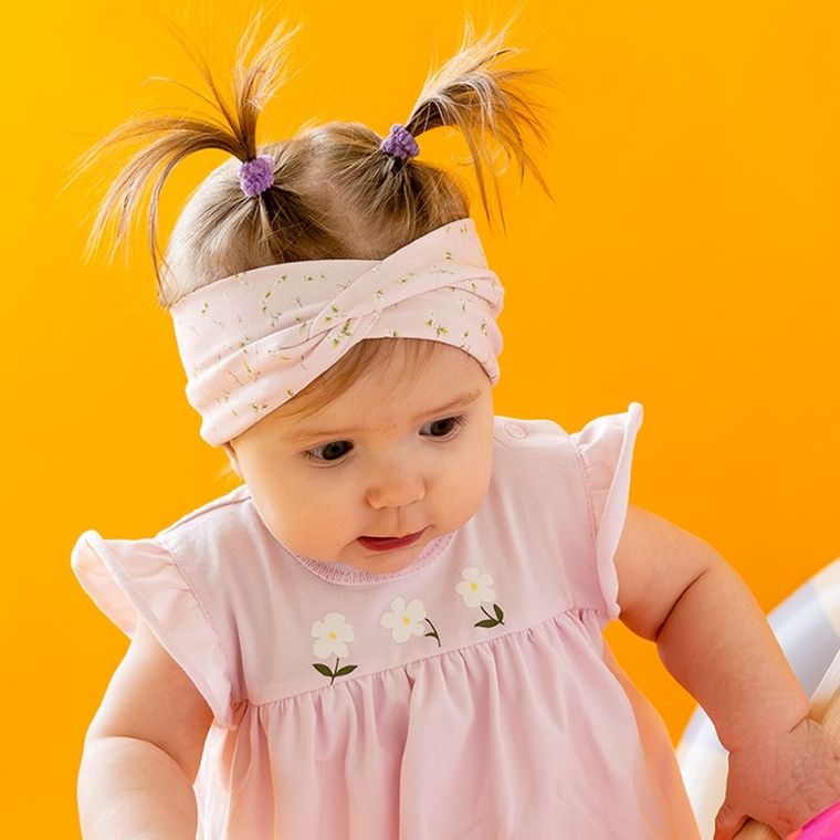 Opaska dziewczęca, ecru, Eevi