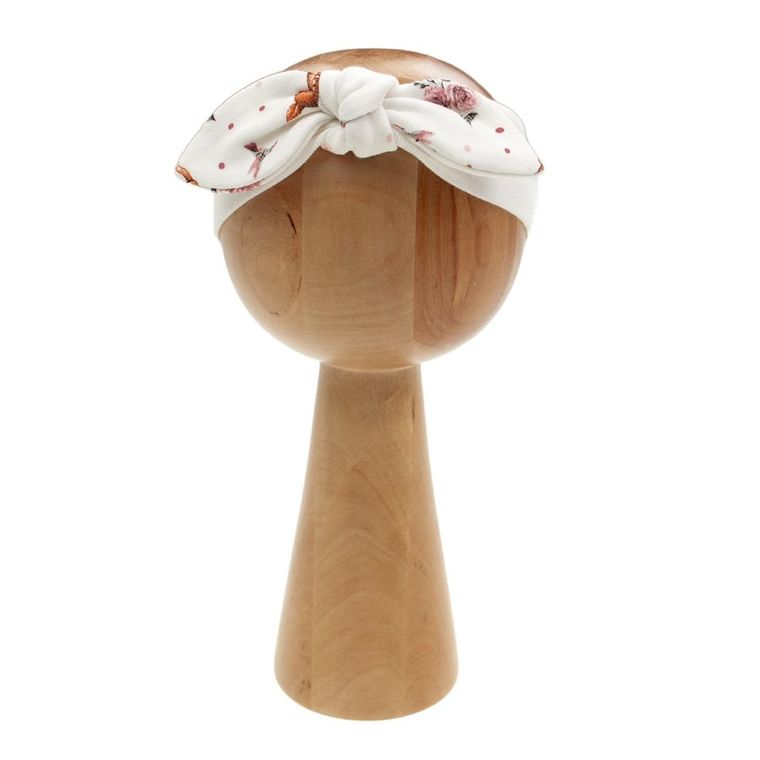 Opaska dziewczęca, ecru, Nicol