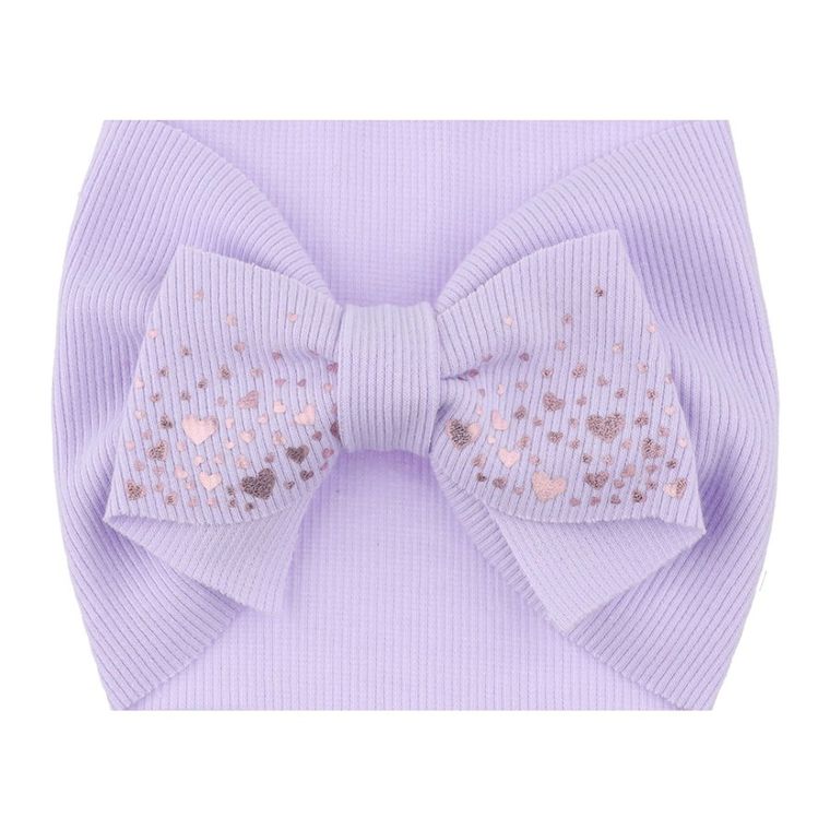 Opaska dziewczęca, jasnofioletowa, Ambra