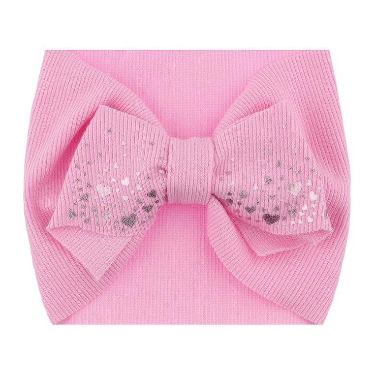 Opaska dziewczęca, jasnoróżowa, Ambra