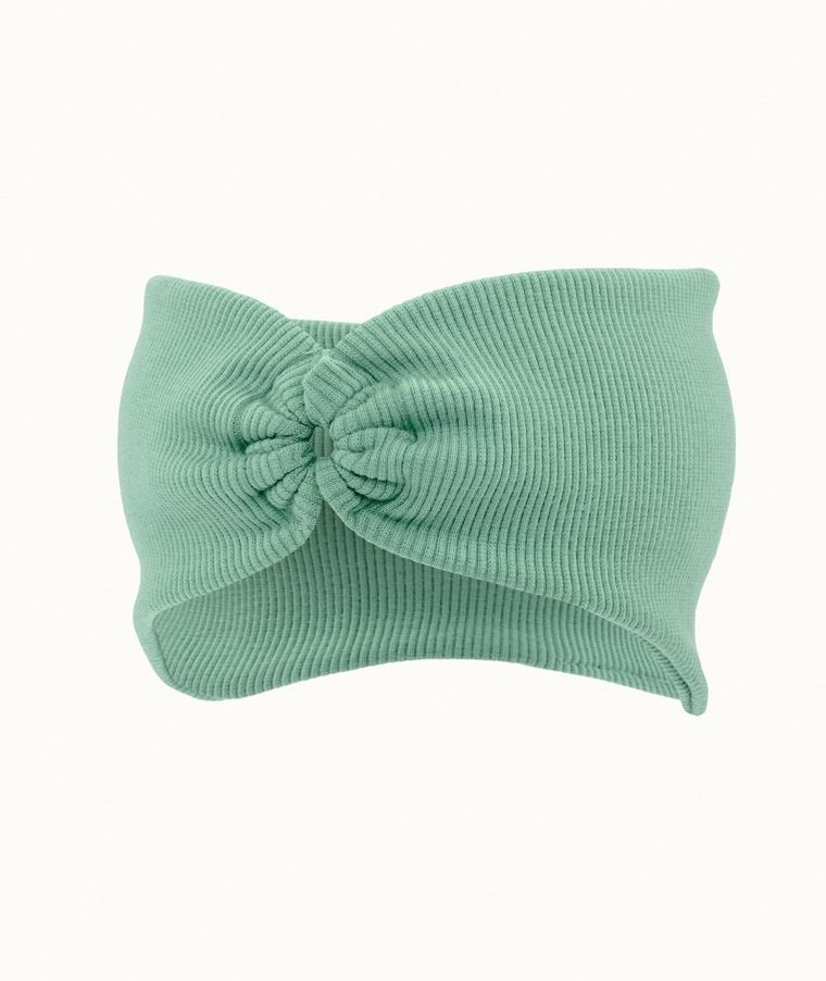 Opaska dziewczęca, prążkowana, zielona, Iltom