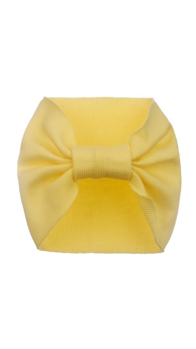 Opaska dziewczęca, żółta, Ambra