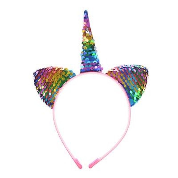 Opaska, jednorożec disco z cekinami dwustronnymi