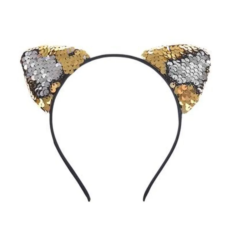 Opaska, kot disco z cekinami dwustronnymi