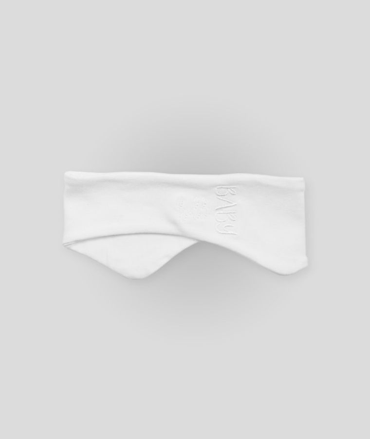 Opaska niemowlęca, biała, Iltom