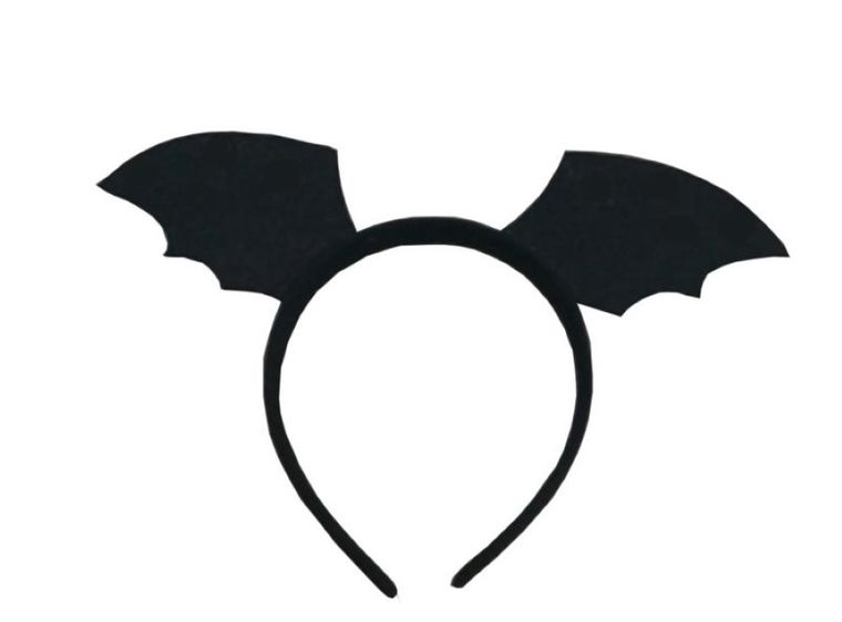 Opaska, nietoperz, czarna