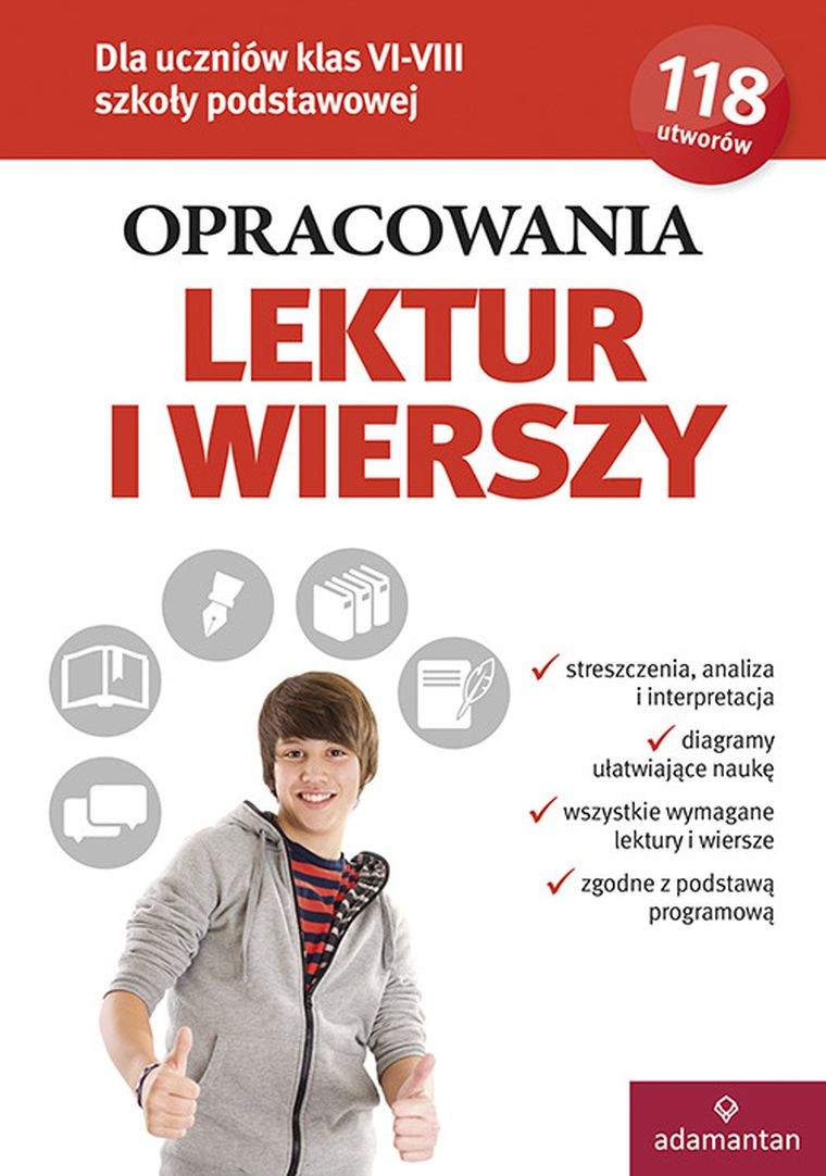 Opracowania lektur i wierszy. Klasy VI-VIII SP 2018